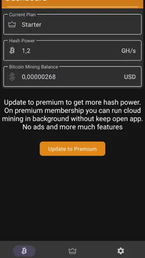 Bitcoin Mining (Crypto Miner) screenshot