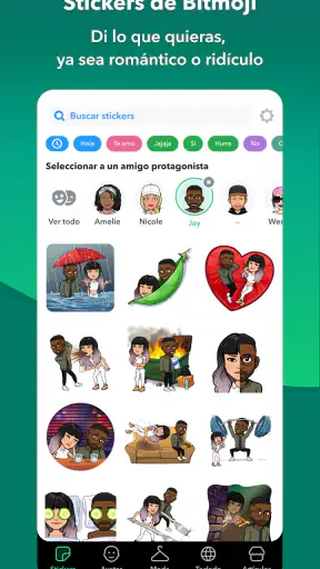 Bitmoji screenshot