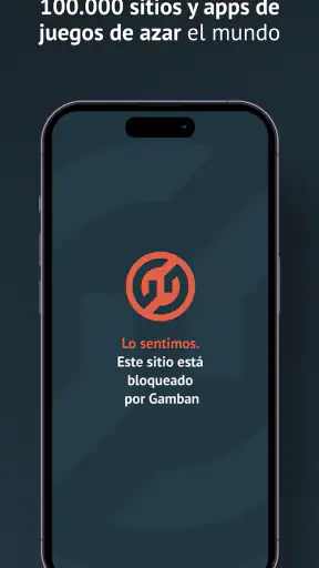 Bloquea las apuestas - Gamban screenshot