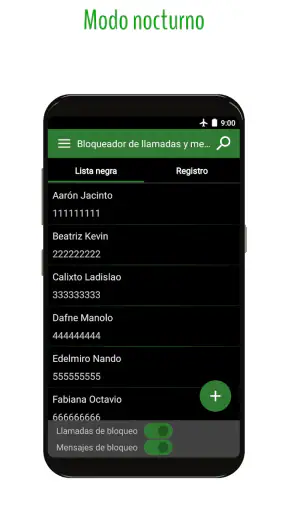 Bloqueador de números y SMS screenshot