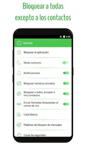 Bloqueador de números y SMS screenshot