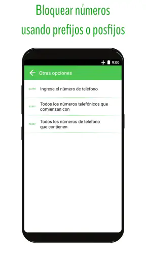 Bloqueador de números y SMS screenshot