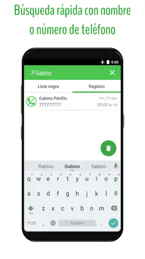 Bloqueador de números y SMS screenshot