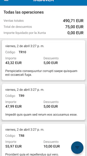 Bonos Activa Comercio screenshot