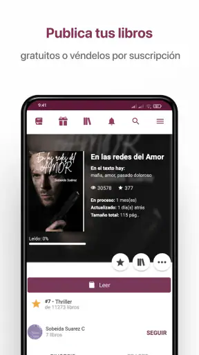 Booknet: Leer novelas y libros screenshot