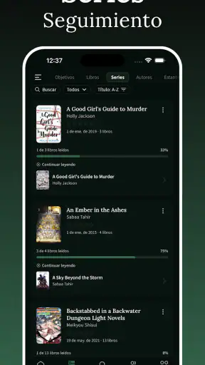 BookPine: Registro de Lectura screenshot