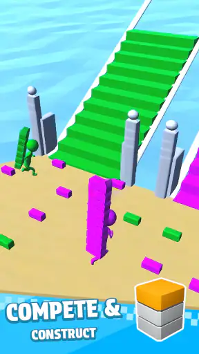 Bridge Race Carrera de puentes screenshot