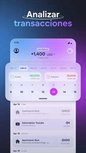 Budge: gestor de gastos screenshot