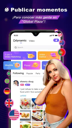 BuzzCast - Live Video Chat App screenshot