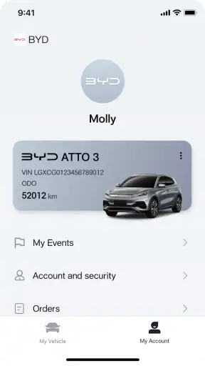 BYD AUTO screenshot