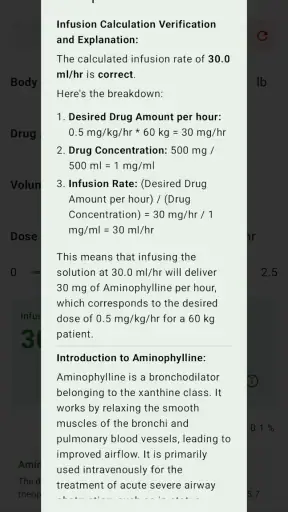 Calculadora de súper infusión screenshot