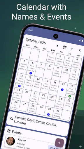 Calendario de Eventos y Santos screenshot