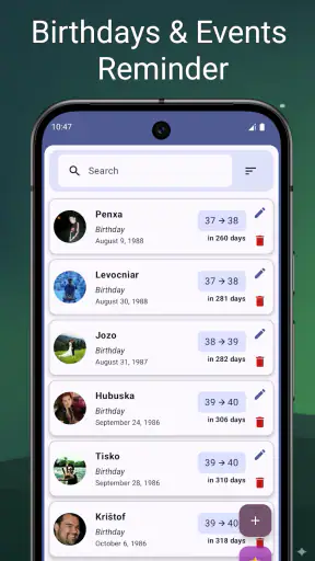 Calendario de Eventos y Santos screenshot