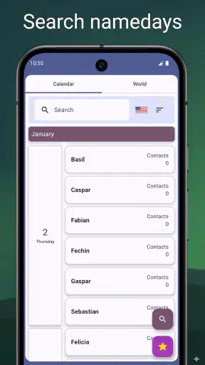 Calendario de Eventos y Santos screenshot