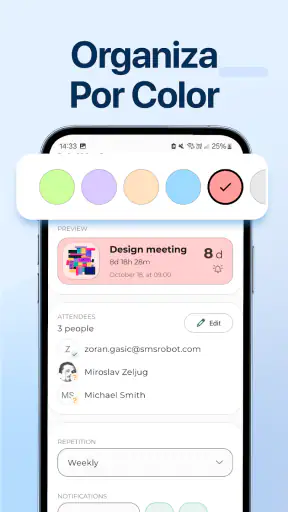Calendario y Agenda screenshot