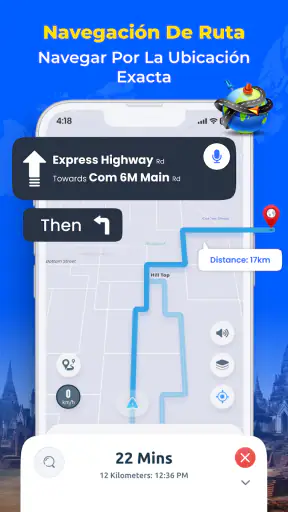 Cámara GPS y navegación screenshot