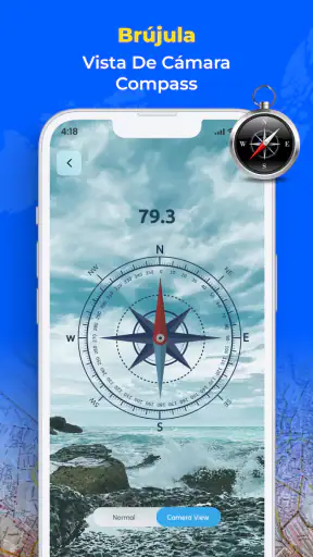Cámara GPS y navegación screenshot