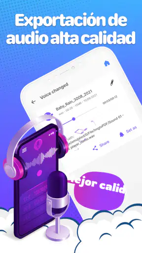 Cambiador de Voz con Efectos screenshot