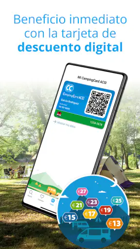 CampingCard ACSI screenshot