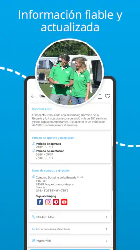 CampingCard ACSI screenshot