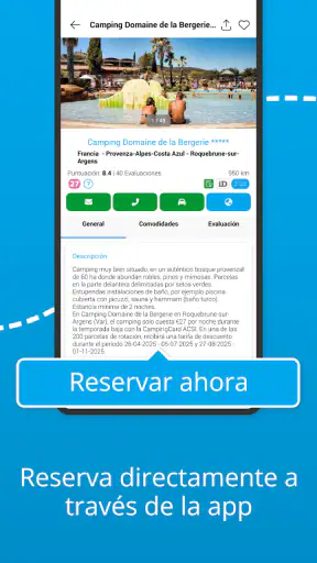 CampingCard ACSI screenshot