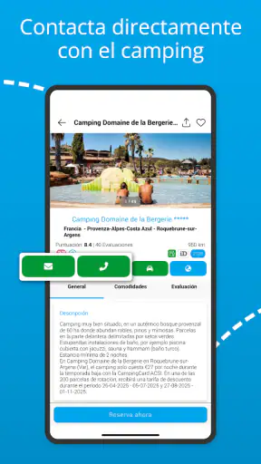 CampingCard ACSI screenshot