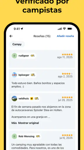 Campy - Camping, Autocaravanas screenshot