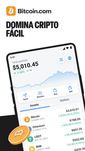 Bitcoin.com: Cartera Cripto screenshot