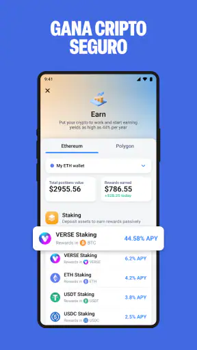 Bitcoin.com: Cartera Cripto screenshot