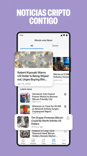 Bitcoin.com: Cartera Cripto screenshot