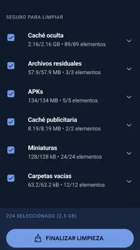 CCleaner – Limpiador de Móvil screenshot
