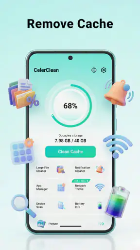 CelerClean: Limpieza Móvil screenshot