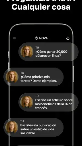 Chatbot IA Español - Nova screenshot