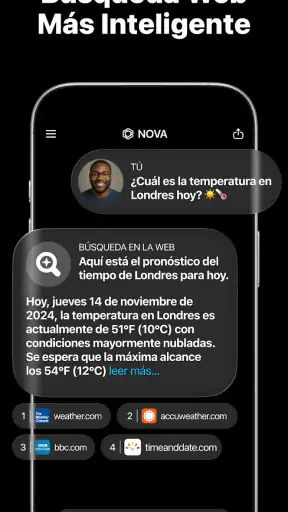 Chatbot IA Español - Nova screenshot