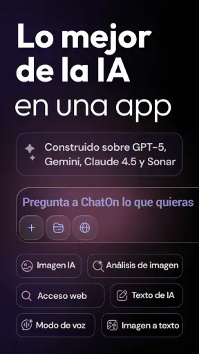 ChatOn - Chat de IA en español screenshot