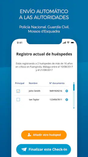 Check-in Scan screenshot