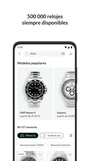 Chrono24 | Relojes de lujo screenshot
