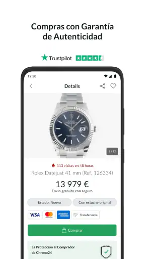 Chrono24 | Relojes de lujo screenshot