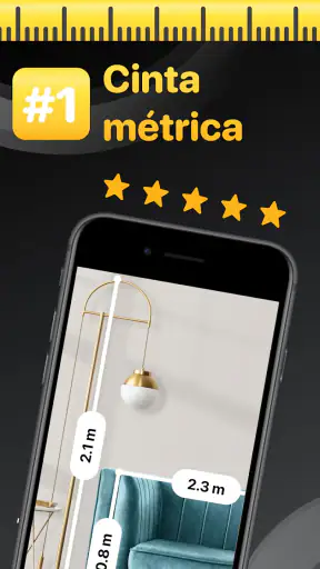 Cinta Métrica:Regla y Medición screenshot
