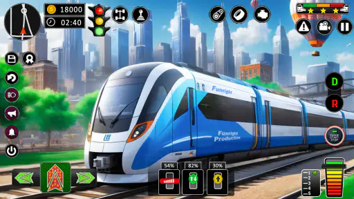 ciudad tren sim- tren juegos screenshot