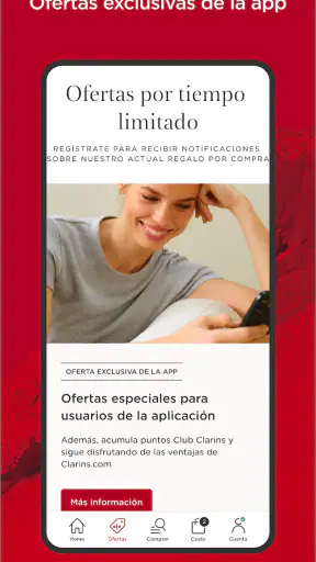 Clarins - Cuidado de la piel screenshot