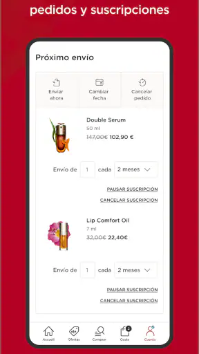 Clarins - Cuidado de la piel screenshot