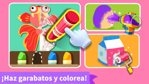 Clase de arte del Panda Bebé screenshot