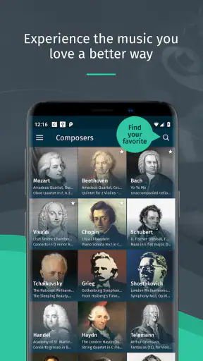 Classical Radio screenshot