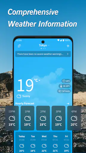 Clima cálido screenshot