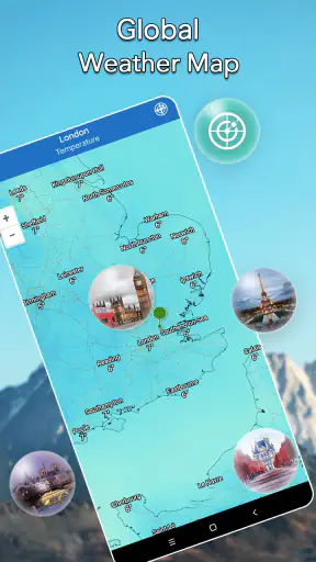 Clima local: widget de alerta screenshot