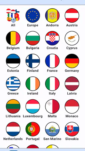 Colección de monedas de euro screenshot