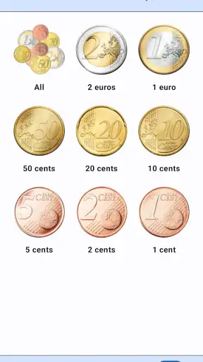 Colección de monedas de euro screenshot