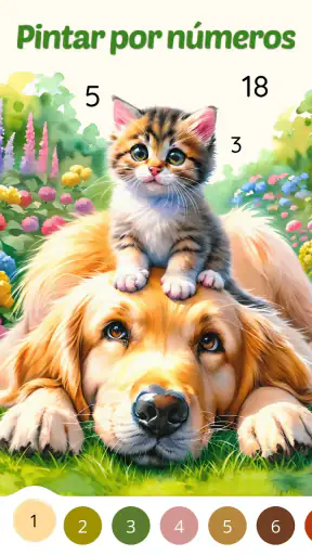 Color Aura: Paint by number screenshot
