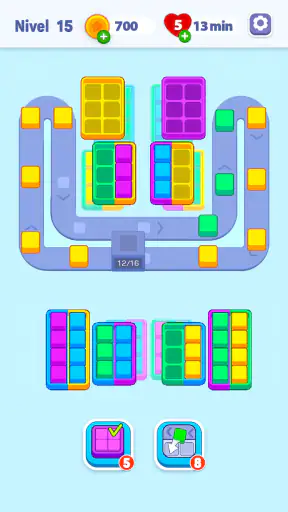 Color Cube Match: Ordena cubos screenshot